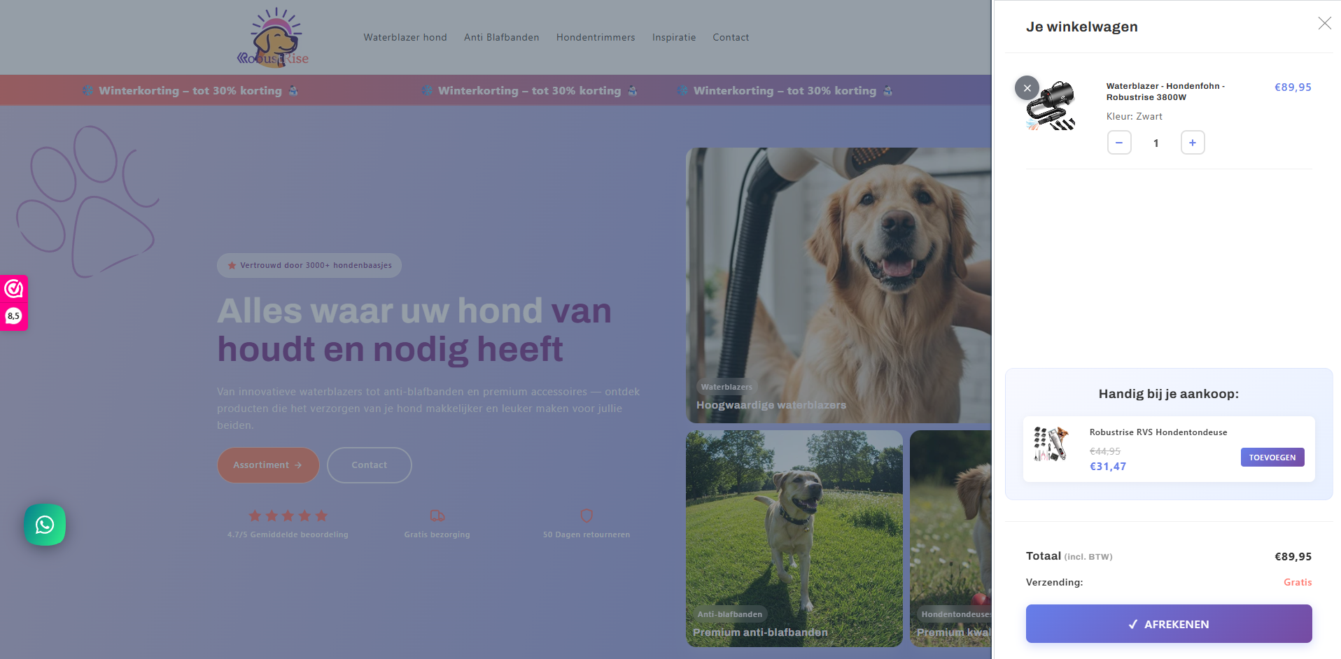 RobustRise Custom Cart